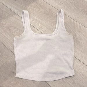 Simple White Tank From Tillys